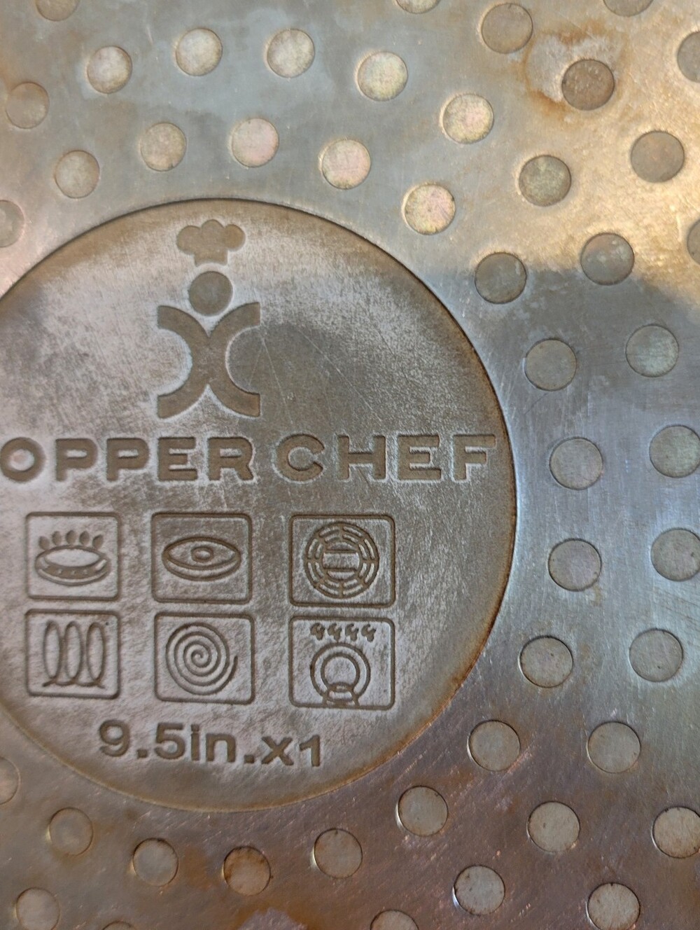 Copper Chef Square Frying Lightweight Pan Nonstick Coating 9.5" - Picture 7 of 7